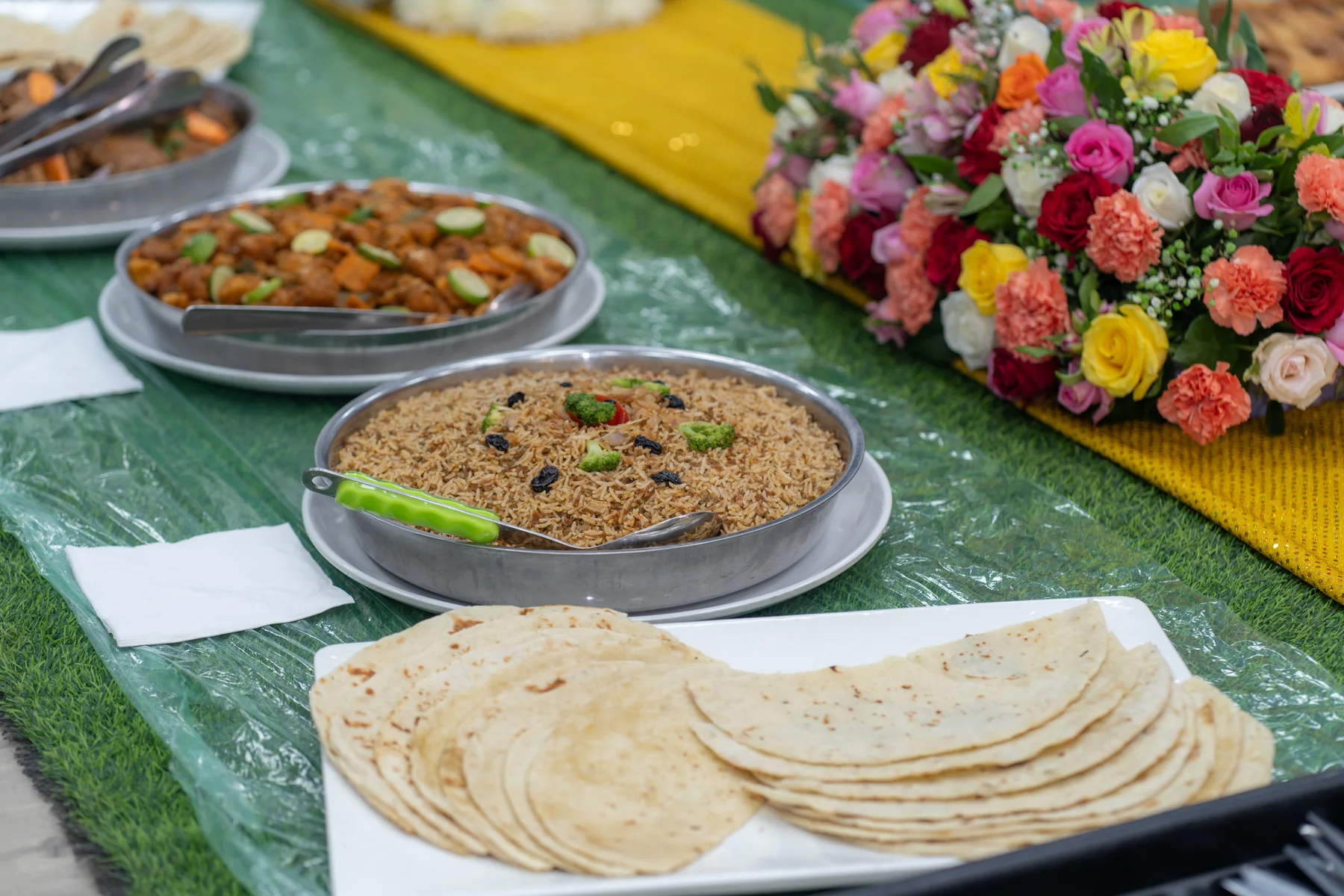 Food prepared for Romina’s Ramadan Iftar gathering
